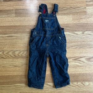 EUC OSHKOSH BGOSH lined overalls